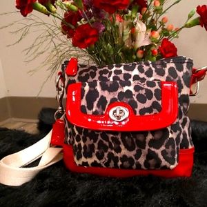 Coach Swingpack Legacy Ocelot Purse